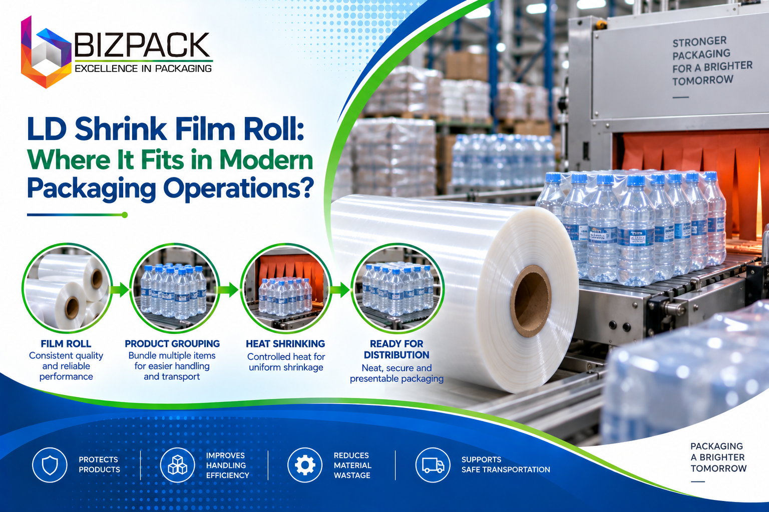 LD Shrink Film Roll: Where It Fits in Modern Packaging Operations